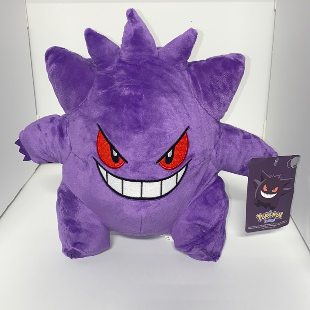 Plush of the Pokémon Character GENGAR!! AWESOME PLUSH! Around 9 inches tall
